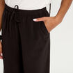 Pantalon large noir femme