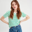 T-shirt manches courtes blanc femme