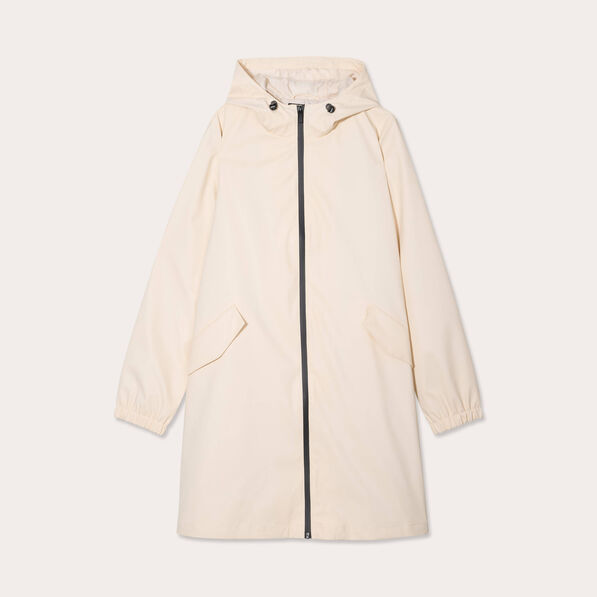 cire a capuche long ecru femme Ciré à capuche long ecru femme