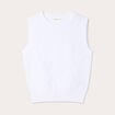 Débardeur tricot blanc femme