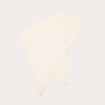 Foulard triangle ecru femme