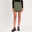 Jupe-short droite noir femme