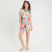 Chemise manches courtes blanc femme