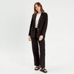 Veste blazer fluide noir femme
