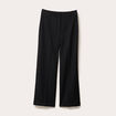 Pantalon bootcut taille haute noir femme