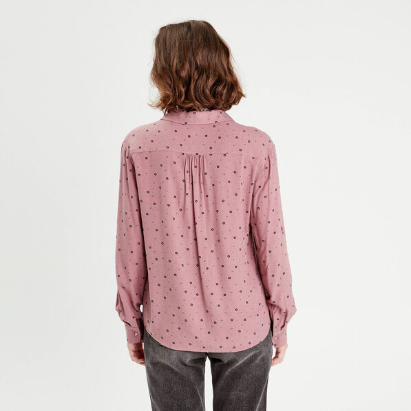 chemise manches longues rose femme Chemise manches longues rose femme