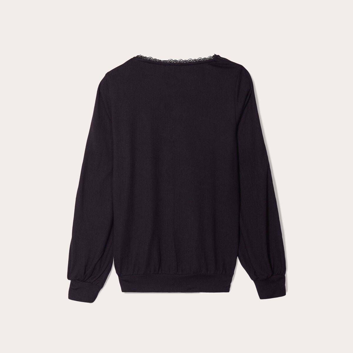 T-shirt manches longues noir femme