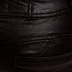 Pantalon enduit slim push-up denim noir enduit femme