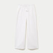 Pantalon large taille standard blanc femme