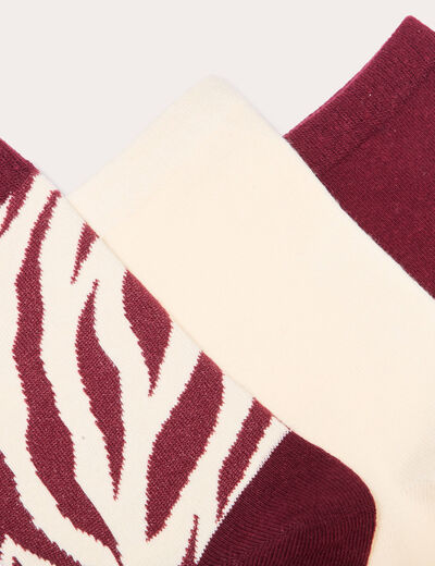 Lot 3 paires chaussettes ecru femme