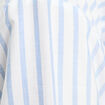Blouse manches 3/4 bleu femme