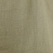 Short regular contenant du lin vert kaki femme
