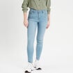 Jeans slim denim dirty femme