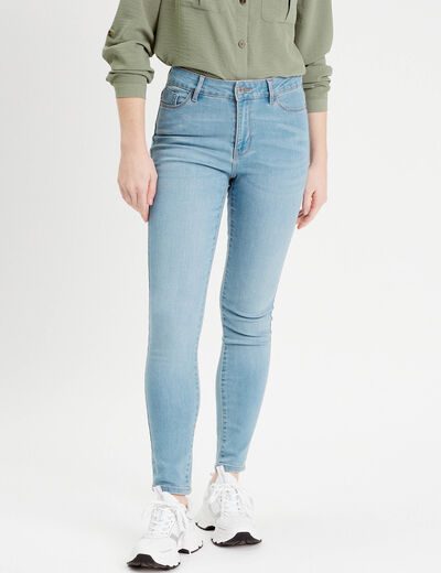 Jeans slim denim dirty femme