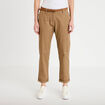 Pantalon chino 7/8&egrave;me beige femme