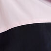 Veste cropped &agrave; capuche bas resserr&eacute; bleu marine femme