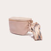Sac banane en bandoulière sable femme