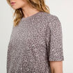 T-shirt manches courtes gris foncé femme