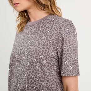 t shirt manches courtes gris fonce femme T-shirt manches courtes gris foncé femme