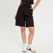 Bermuda large pinces noir femme
