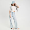 Gilet manches courtes blanc femme