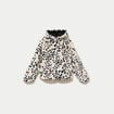 Parka r&eacute;versible &agrave; capuche blanc femme