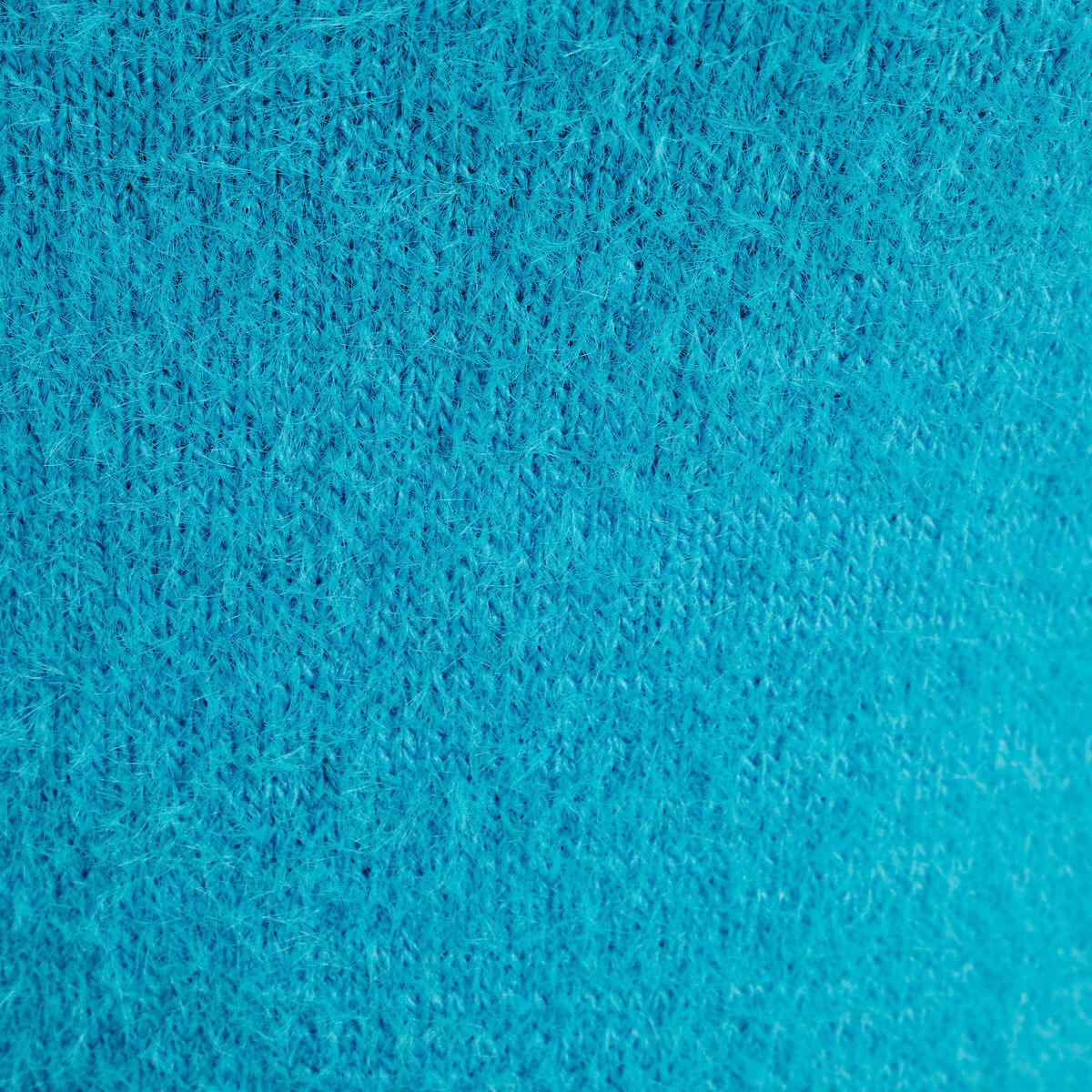 Pull manches courtes bleu femme