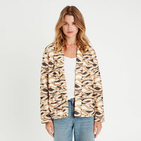 Veste matelassée blanc femme