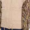 Veste sans manches matelassée taupe femme