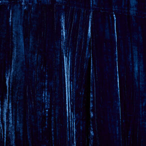 Chemise en velours bleu foncé femme