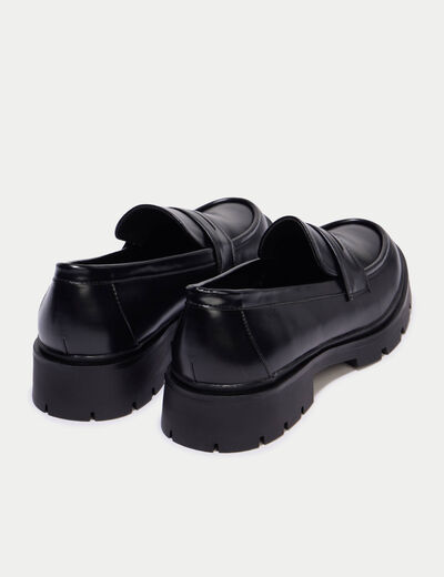 Mocassins noir femme
