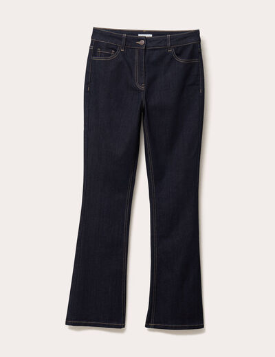 Jeans flare denim brut femme