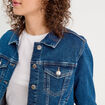Veste en jean denim stone femme