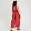 Combinaison pantalon fluide vieux rose femme