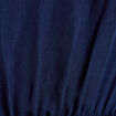 Robe longue &eacute;vas&eacute;e col v bretelles bleu marine femme