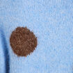 Pull manches longues bleu ciel femme