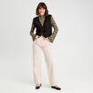 Gilet sans manches polaire noir femme