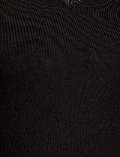 T-shirt manches longues noir femme