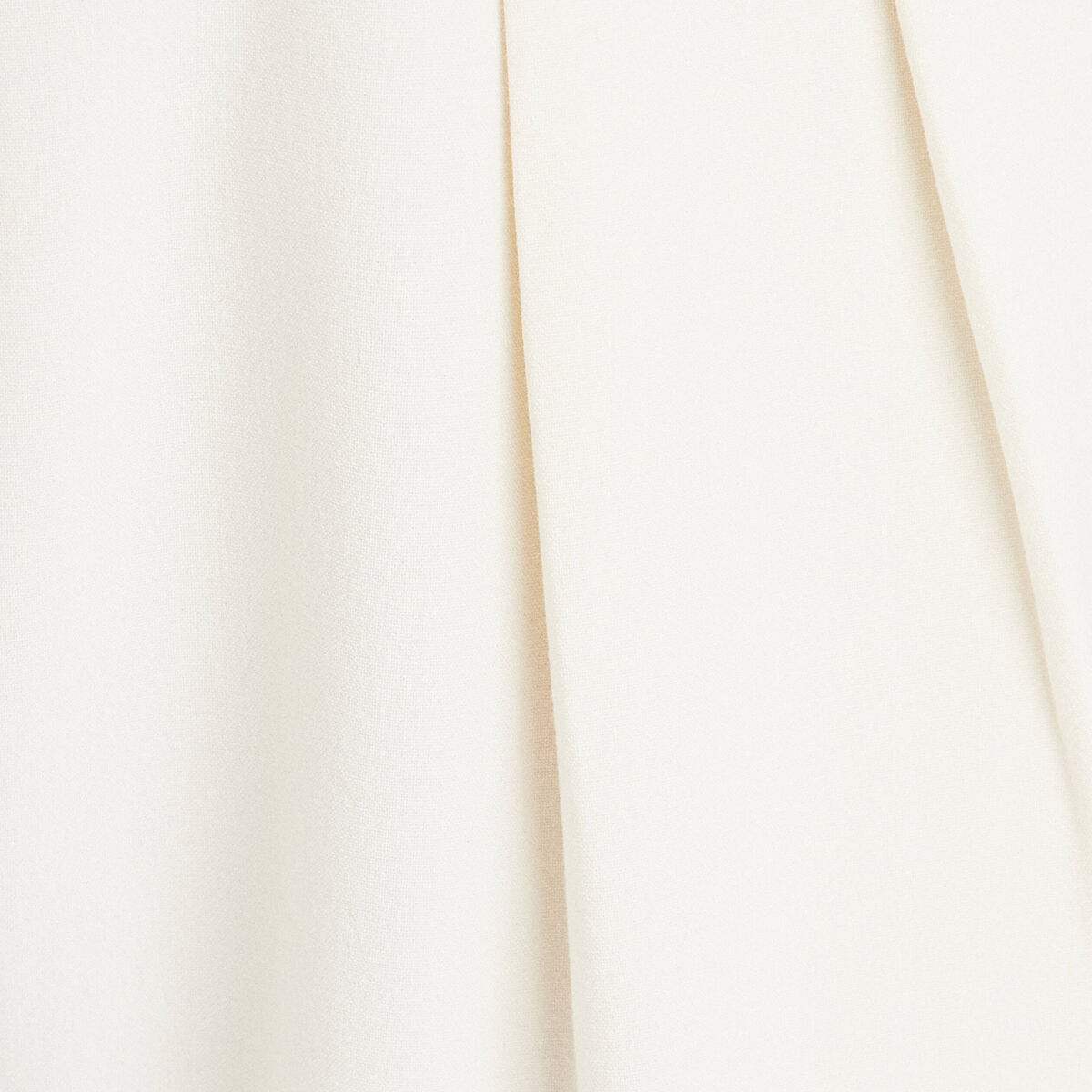 Pantalon cigarette ceinturé ecru femme