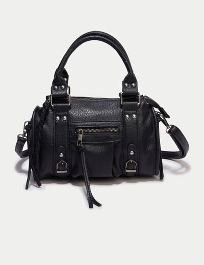Sac port&eacute; main noir femme