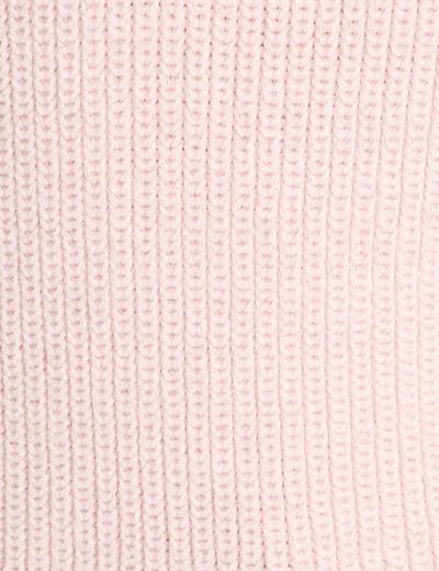 Pull manches longues rose clair femme