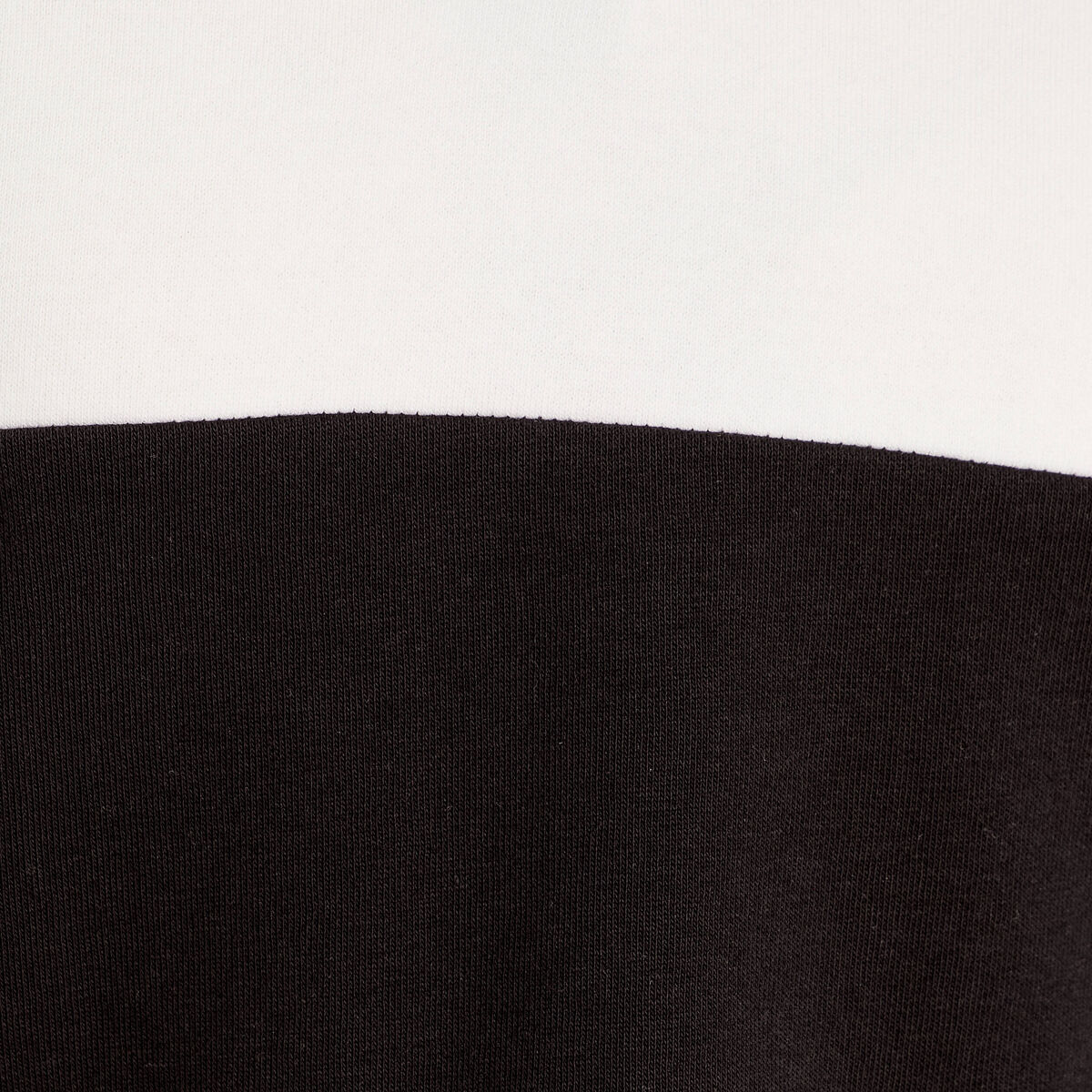 Polo manches longues noir femme