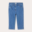 Jeans capri denim stone femme