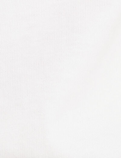 T-shirt manches courtes blanc femme