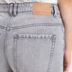 Jeans wide leg ultra large denim gris femme