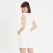 T-shirt manches courtes ecru femme