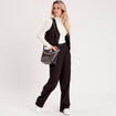 Veston sans manches noir femme