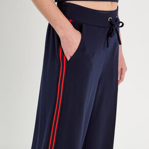 pantalon large style jogging bleu marine femme Pantalon large style jogging bleu marine femme