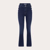 Jeans regular stretch denim brut femme