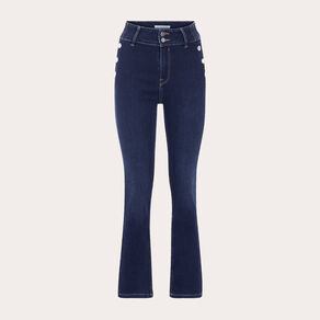 Jeans regular stretch denim brut femme